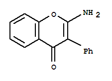 4H-1-benzopyran-4-one,2-amino-3-phenyl-(9ci)Structure,79429-63-3Structure 4H-1-benzopyran-4-one,2-amino-3-phenyl-(9ci) Structure,79429-63-3Structure