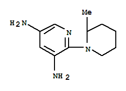 3,5-Pyridinediamine,2-(2-methyl-1-piperidinyl)-(9ci)Structure,794471-62-8Structure 3,5-Pyridinediamine,2-(2-methyl-1-piperidinyl)-(9ci) Structure,794471-62-8Structure