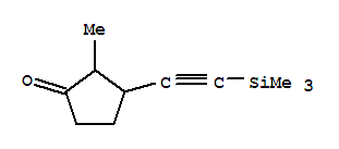 (9ci)-2-甲基-3-[(三甲基甲硅烷基)乙炔]-環(huán)戊酮結(jié)構(gòu)式_794523-86-7結(jié)構(gòu)式