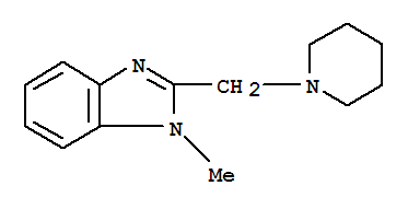 (9ci)-1-甲基-2-(1-哌啶基甲基)-1H-苯并咪唑結(jié)構(gòu)式_794551-95-4結(jié)構(gòu)式