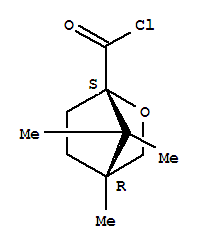 (1s)-(9ci)-4,7,7-三甲基-2-噁雙環(huán)[2.2.1]庚烷-1-羰酰氯結(jié)構(gòu)式_79634-76-7結(jié)構(gòu)式