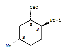 (1s,2r,5s)-(9ci)-5-甲基-2-(1-甲基乙基)-環(huán)己烷羧醛結(jié)構(gòu)式_796865-68-4結(jié)構(gòu)式