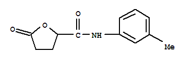 2-Furancarboxamide,tetrahydro-n-(3-methylphenyl)-5-oxo-(9ci)Structure,797019-95-5Structure 2-Furancarboxamide,tetrahydro-n-(3-methylphenyl)-5-oxo-(9ci) Structure,797019-95-5Structure