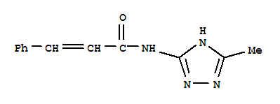 (9ci)-n-(5-甲基-1H-1,2,4-噻唑-3-基)-3-苯基-2-丙酰胺結(jié)構(gòu)式_797797-37-6結(jié)構(gòu)式