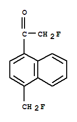 (9ci)-2-氟-1-[4-(氟甲基)-1-萘]-乙酮結(jié)構(gòu)式_79797-93-6結(jié)構(gòu)式