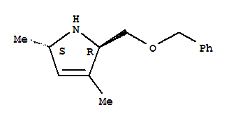 (2r,5s)-rel-(9ci)-2,5-二氫-3,5-二甲基-2-[(苯基甲氧基)甲基]-1H-吡咯結構式_799789-88-1結構式