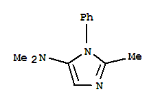 (9ci)-n,n,2-三甲基-1-苯基-1H-咪唑-5-胺結(jié)構(gòu)式_799813-82-4結(jié)構(gòu)式