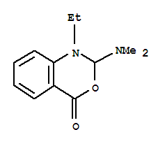 4H-3,1-benzoxazin-4-one,2-(dimethylamino)-1-ethyl-1,2-dihydro-(8ci)Structure,801146-57-6Structure 4H-3,1-benzoxazin-4-one,2-(dimethylamino)-1-ethyl-1,2-dihydro-(8ci) Structure,801146-57-6Structure