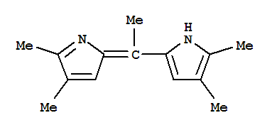 (8ci)-5-[1-(4,5-二甲基-2H-吡咯-2-基)乙基]-2,3-二甲基-吡咯結(jié)構(gòu)式_801170-11-6結(jié)構(gòu)式