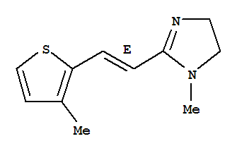 (e)-(8ci)-1-甲基-2-[2-(3-甲基-2-噻吩)乙烯基]-2-咪唑啉結構式_801195-70-0結構式