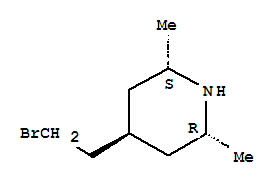 Piperidine, 4-(2-bromoethyl)-2,6-dimethyl-, trans-(8ci)Structure,801993-80-6Structure Piperidine, 4-(2-bromoethyl)-2,6-dimethyl-, trans-(8ci) Structure,801993-80-6Structure