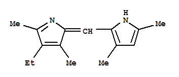 (8ci)-2-[(4-乙基-3,5-二甲基-2H-吡咯-2-基)甲基]-3,5-二甲基-吡咯結構式_801999-64-4結構式