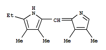 (8ci)-2-[(3,4-二甲基-2H-吡咯-2-基)甲基]-5-乙基-3,4-二甲基-吡咯結(jié)構(gòu)式_802000-64-2結(jié)構(gòu)式