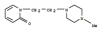 (8ci)-1-[2-(4-甲基-1-哌嗪)乙基]-2(1H)-吡啶酮結(jié)構(gòu)式_802015-63-0結(jié)構(gòu)式