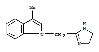 Indole, 1-(2-imidazolin-2-ylmethyl)-3-methyl-(8ci)Structure,802020-06-0Structure Indole, 1-(2-imidazolin-2-ylmethyl)-3-methyl-(8ci) Structure,802020-06-0Structure