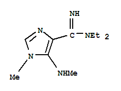 Imidazole-4-carboxamidine, n,n-diethyl-1-methyl-5-(methylamino)-(8ci)Structure,802267-15-8Structure Imidazole-4-carboxamidine, n,n-diethyl-1-methyl-5-(methylamino)-(8ci) Structure,802267-15-8Structure