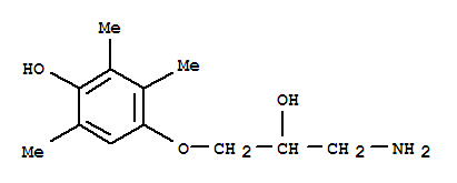 (8ci)-1-氨基-3-(4-羥基-2,3,5-三甲基苯氧基)-2-丙醇結(jié)構(gòu)式_802301-21-9結(jié)構(gòu)式