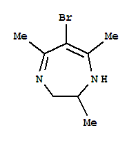 1H-1,4-diazepine,6-bromo-2,3-dihydro-2,5,7-trimethyl-(8ci)Structure,802302-04-1Structure 1H-1,4-diazepine,6-bromo-2,3-dihydro-2,5,7-trimethyl-(8ci) Structure,802302-04-1Structure