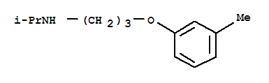 Propylamine, n-isopropyl-3-(m-tolyloxy)-(8ci)Structure,802589-04-4Structure Propylamine, n-isopropyl-3-(m-tolyloxy)-(8ci) Structure,802589-04-4Structure