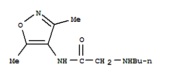Acetamide, 2-(butylamino)-n-(3,5-dimethyl-4-isoxazolyl)-(8ci)Structure,802593-28-8Structure Acetamide, 2-(butylamino)-n-(3,5-dimethyl-4-isoxazolyl)-(8ci) Structure,802593-28-8Structure
