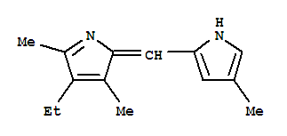 (8ci)-2-[(4-乙基-3,5-二甲基-2H-吡咯-2-基)甲基]-4-甲基-吡咯結(jié)構(gòu)式_802860-46-4結(jié)構(gòu)式
