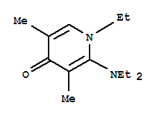 4(1H)-pyridone,2-(diethylamino)-1-ethyl-3,5-dimethyl-(8ci)Structure,802888-76-2Structure 4(1H)-pyridone,2-(diethylamino)-1-ethyl-3,5-dimethyl-(8ci) Structure,802888-76-2Structure