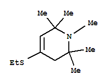 (9ci)-4-(乙基硫代)-1,2,3,6-四氫-1,2,2,6,6-五甲基-吡啶結構式_803637-31-2結構式