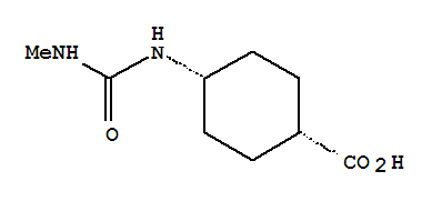 順式-(9ci)-4-[[(甲基氨基)羰基]氨基]-環(huán)己烷羧酸結(jié)構(gòu)式_80413-66-7結(jié)構(gòu)式