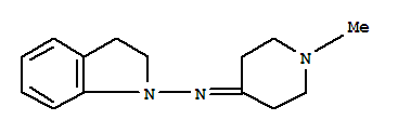 (9ci)-2,3-二氫-n-(1-甲基-4-哌啶亞基)-1H-吲哚-1-胺結(jié)構(gòu)式_804445-12-3結(jié)構(gòu)式