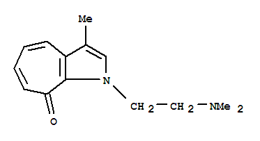 (9ci)-1-[2-(二甲基氨基)乙基]-3-甲基-環(huán)庚并[b]吡咯-8(1h)-酮結構式_805185-61-9結構式