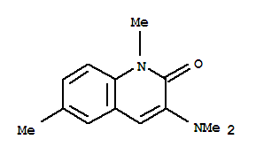 (9ci)-3-(二甲基氨基)-1,6-二甲基-2(1H)-喹啉酮結(jié)構(gòu)式_805192-35-2結(jié)構(gòu)式
