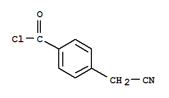 Benzoyl chloride, 4-(cyanomethyl)- (9ci)Structure,80589-49-7Structure Benzoyl chloride, 4-(cyanomethyl)- (9ci) Structure,80589-49-7Structure