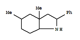 (9ci)-八氫-3a,5-二甲基-2-苯基-1H-吲哚結構式_805953-20-2結構式