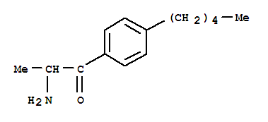  2-氨基-1-(4-戊基苯基)-1-丙酮結構式_806601-63-8結構式