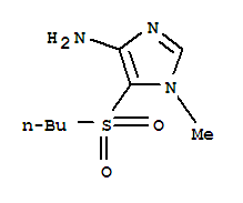 (9ci)-5-(丁基磺?；?-1-甲基-1H-咪唑-4-胺結(jié)構(gòu)式_806639-63-4結(jié)構(gòu)式