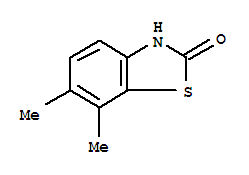 (9ci)-6,7-二甲基-2(3H)-苯并噻唑酮結(jié)構(gòu)式_80689-21-0結(jié)構(gòu)式