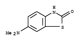 (9ci)-6-(二甲基氨基)-2(3H)-苯并噻唑酮結(jié)構(gòu)式_80689-22-1結(jié)構(gòu)式