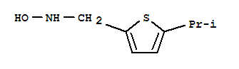 2-Thiophenemethanamine,n-hydroxy-5-(1-methylethyl)-(9ci)Structure,807261-93-4Structure 2-Thiophenemethanamine,n-hydroxy-5-(1-methylethyl)-(9ci) Structure,807261-93-4Structure
