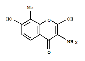 4H-1-benzopyran-4-one,3-amino-2,7-dihydroxy-8-methyl-(9ci)Structure,807262-14-2Structure 4H-1-benzopyran-4-one,3-amino-2,7-dihydroxy-8-methyl-(9ci) Structure,807262-14-2Structure
