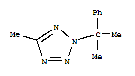 (9ci)-5-甲基-2-(1-甲基-1-苯基乙基)-2H-四唑結(jié)構(gòu)式_807334-59-4結(jié)構(gòu)式