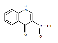 3-Quinolinecarbonyl chloride, 1,4-dihydro-4-oxo-(9ci)Structure,80761-61-1Structure 3-Quinolinecarbonyl chloride, 1,4-dihydro-4-oxo-(9ci) Structure,80761-61-1Structure