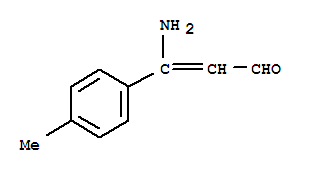 2-Propenal, 3-amino-3-(4-methylphenyl)-Structure,80815-65-2Structure 2-Propenal, 3-amino-3-(4-methylphenyl)- Structure,80815-65-2Structure