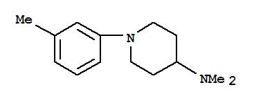 Piperidine, 4-dimethylamino-1-m-tolyl-(4ci)Structure,808758-49-8Structure Piperidine, 4-dimethylamino-1-m-tolyl-(4ci) Structure,808758-49-8Structure