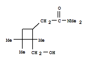 (9ci)-2-(羥基甲基)-n,n,2,3,3-五甲基-環(huán)丁烷乙酰胺結(jié)構(gòu)式_809237-44-3結(jié)構(gòu)式