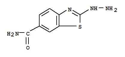 6-Benzothiazolecarboxamide,2-hydrazino-(9ci)Structure,80945-71-7Structure 6-Benzothiazolecarboxamide,2-hydrazino-(9ci) Structure,80945-71-7Structure