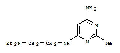 Pyrimidine, 4-amino-6-(2-diethylaminoethylamino)-2-methyl- (4ci)Structure,811868-32-3Structure Pyrimidine, 4-amino-6-(2-diethylaminoethylamino)-2-methyl- (4ci) Structure,811868-32-3Structure