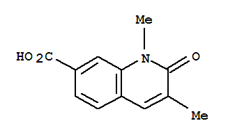 7-Quinolinecarboxylicacid,1,2-dihydro-1,3-dimethyl-2-oxo-(9ci)Structure,813424-69-0Structure 7-Quinolinecarboxylicacid,1,2-dihydro-1,3-dimethyl-2-oxo-(9ci) Structure,813424-69-0Structure