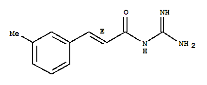 (2e)-(9ci)-n-(氨基亞氨基甲基)-3-(3-甲基苯基)-2-丙酰胺結(jié)構(gòu)式_815585-14-9結(jié)構(gòu)式