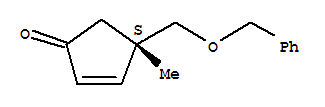 (4s)-(9ci)-4-甲基-4-[(苯基甲氧基)甲基]-2-環(huán)戊烯-1-酮結(jié)構(gòu)式_815587-17-8結(jié)構(gòu)式