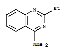 (9ci)-2-乙基-N,N-二甲基-4-喹唑啉胺結(jié)構式_815590-77-3結(jié)構式
